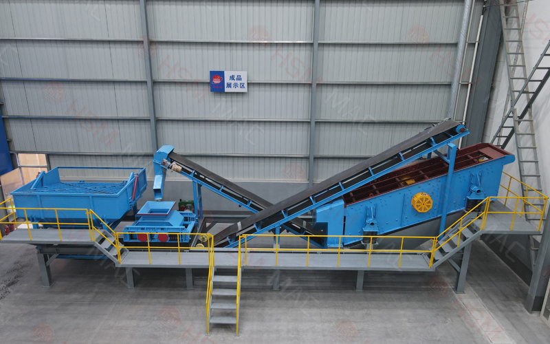 銑刨料破碎篩分生產線